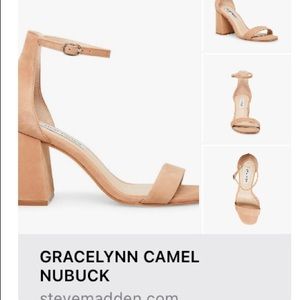 SteveMadden GraceLynn Nubuck Block Heel